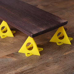 10pcs Mini Paint Stands Triangle Paint Pads Feet for Woodworking