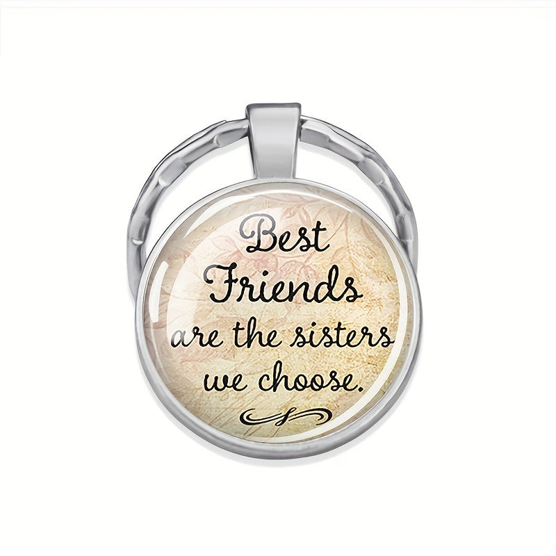 Luminous Keychain Friendship Time Gem Pendant Jewelry Gift