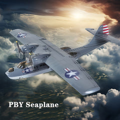 364pcs PBY Seaplane Building Block Model Puzzle Stacking