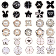 30pcs Enamel Lapel Pins Men's Brooch