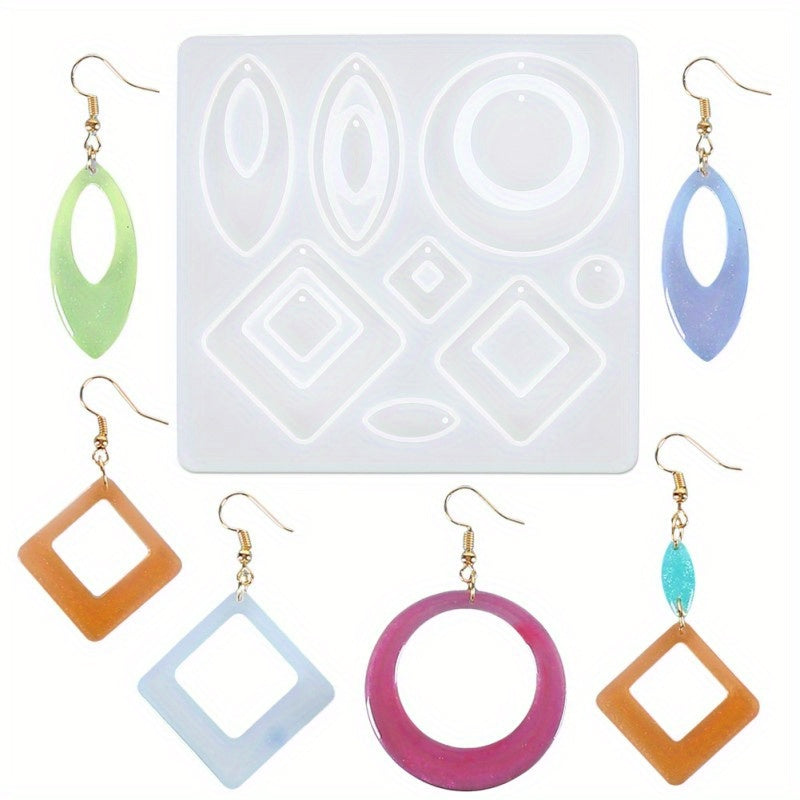 Crystal Drop Glue Mold Epoxy Resin Jewelry Silicone Mold