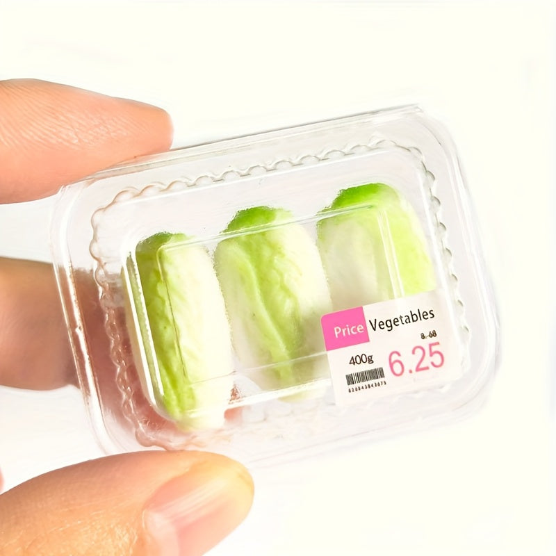 Miniature Vegetables & Fruits Box for Dollhouses 1/6 & 1/12 Scale