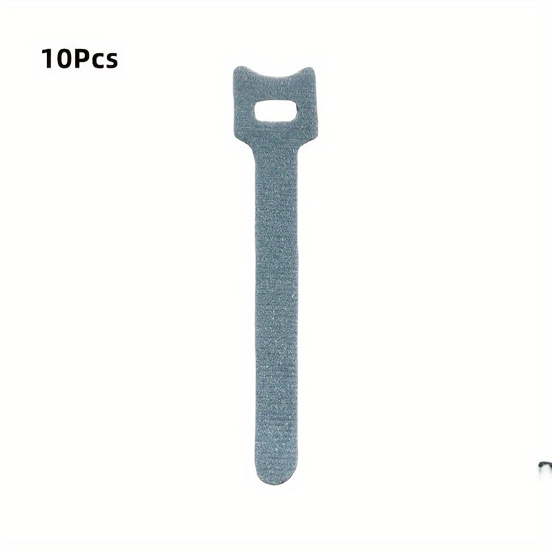 10pcs Removable Hook and Loop Zip Ties Tightening Straps