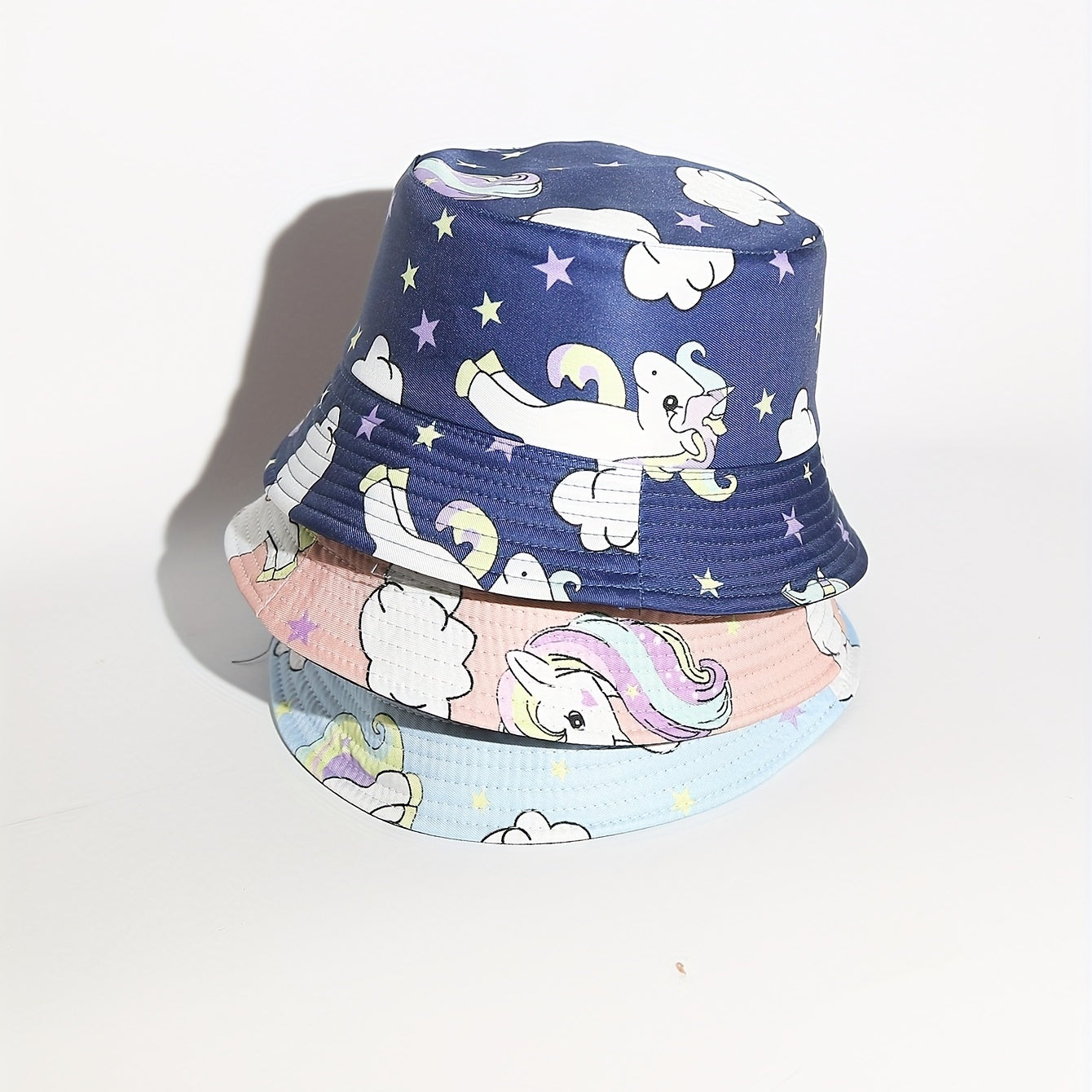 Unicorn Print Sun Protection Fisherman Hat