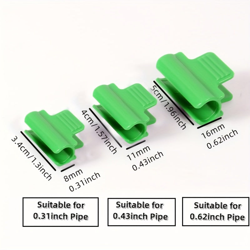 10pcs Greenhouse Clamps Hoops Garden Netting Clips