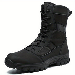 Men's Combat High Boots Non Slip Lace Up Hiking Shoes
