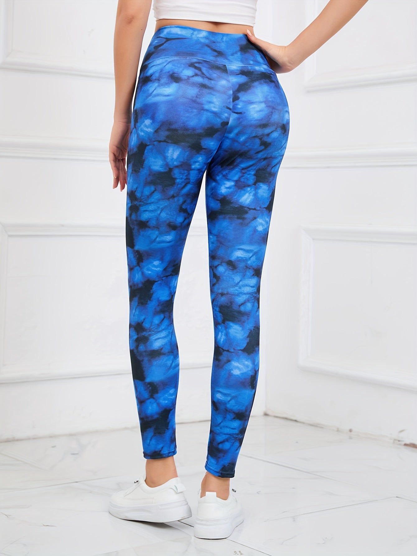 Printed Tight Yoga Workout Pants Stretch Running Fitness Sports Leggings