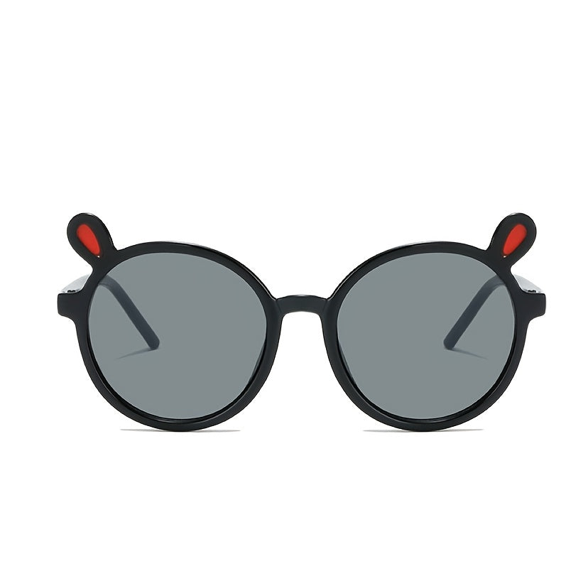 Kids Ear Shaped Sunglasses UV Protection Sunshade Glasses