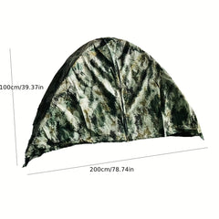 Camouflage Tent Double Layer UV Protection Portable Single
