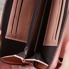 Women's Mini Crossbody Wallet Zip Clutch Purse