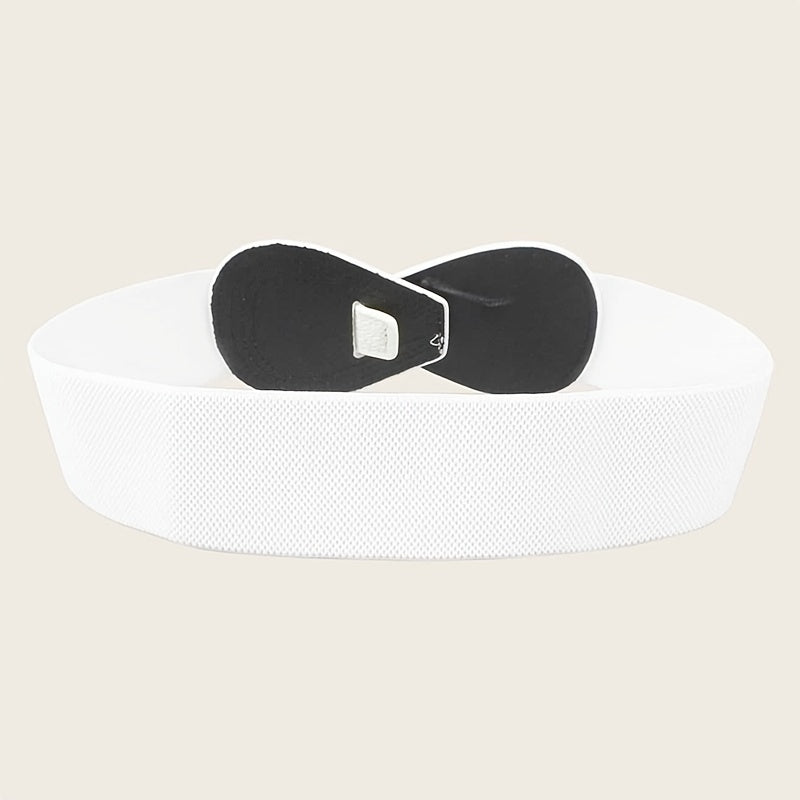 Women's Elastic Waist Cover Belt Stretchy Wide Waistband