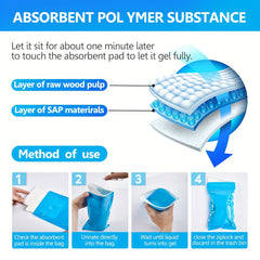 20pcs Portable Disposable Urine Bags for Travel Traffic Jams and Emergencies