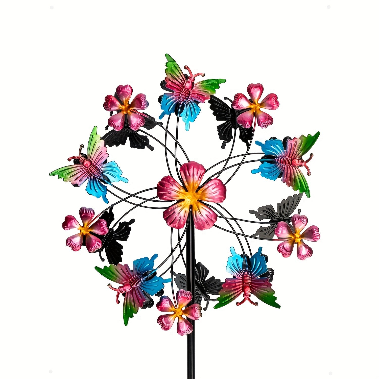 Creative Wind Spinner Stake Yard Garden Outdoor Decor Gift Bird Repeller