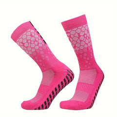 Men's Sports Grip Socks Non-slip Football Crew Socks
