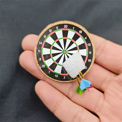 Dart Flying Disc Model Ornament for Dollhouse Sports Decor