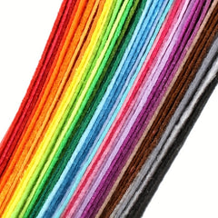 20 40pcs Nonwoven Multicolor Felt Fabric Patchwork Bundles for Scrapbooking DIY