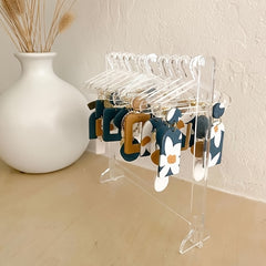 Earrings Stand Organizer Acrylic Hanger Shape Jewelry Display Holder