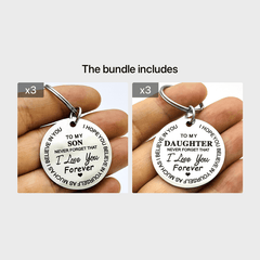 Encouragement Keychain Gift for Daughter Son From Parents