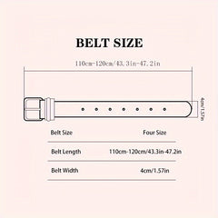 Classic Men's Hole Belt