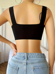 Seamless Wireless Sports Bra Comfy & Breathable Tank Bra Women's Lingerie