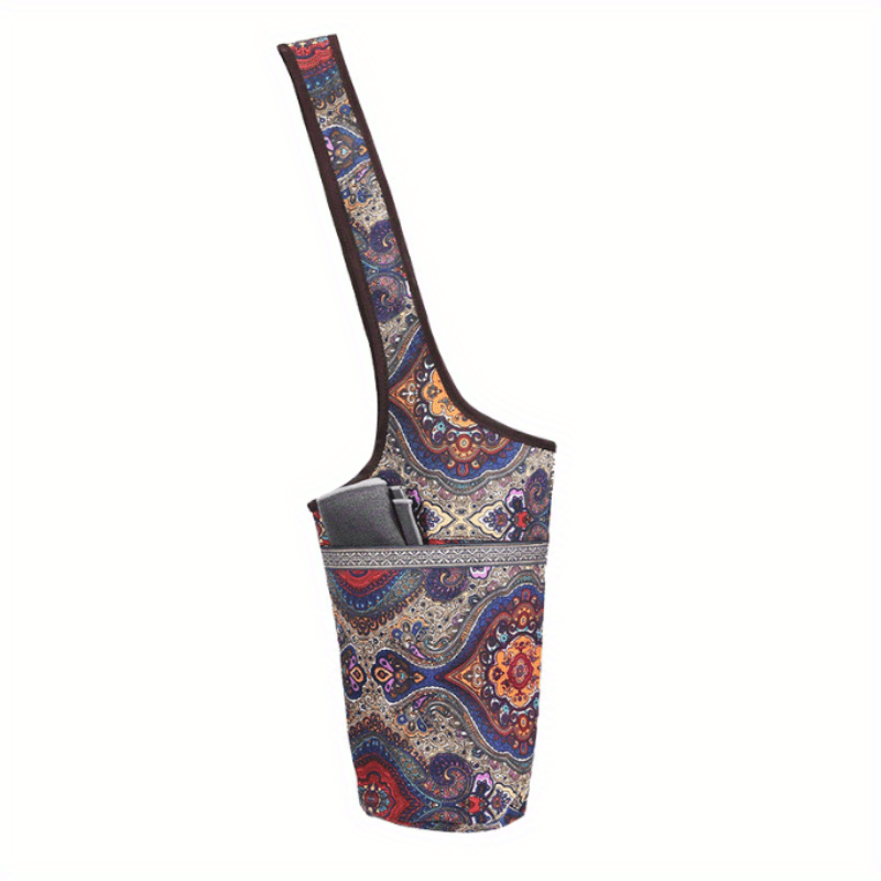 One Shoulder Yoga Storage Bag Portable Fitness Canvas Bag