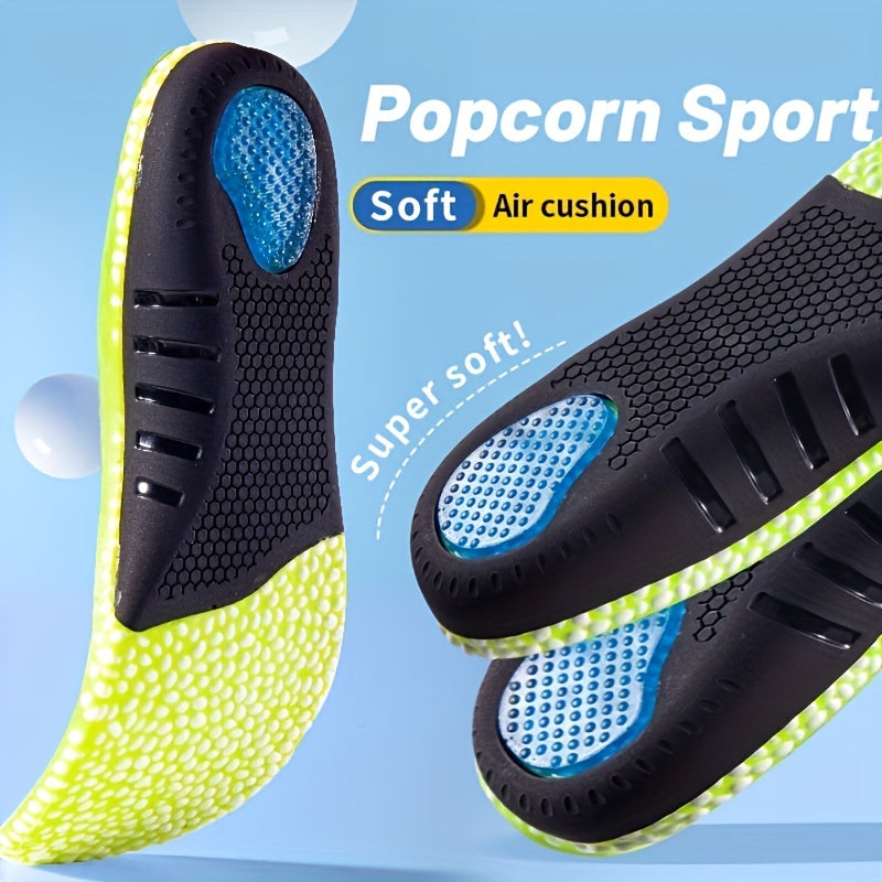 Sports Shock Absorption Insoles High Elastic Deodorant Comfortable