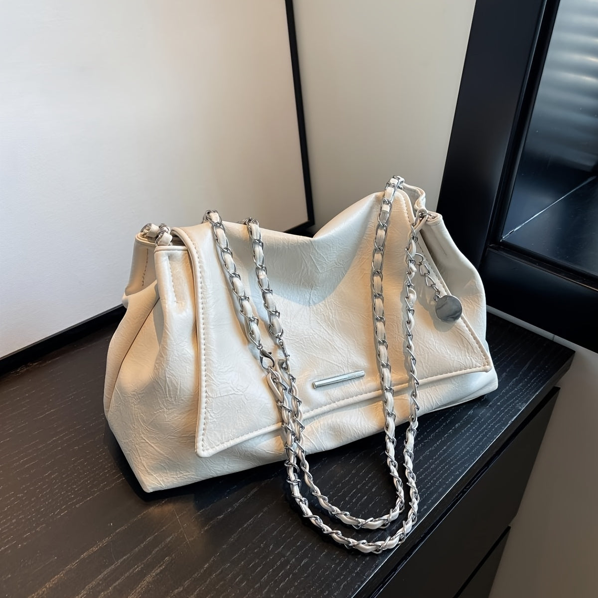 Vegan Crossbody Bag PU Hobo Bag Women's Stylish Handbag