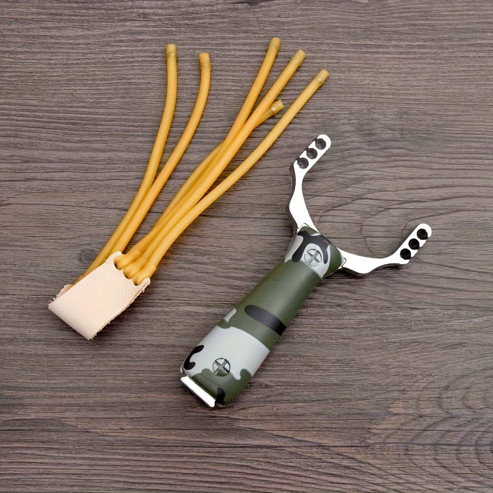 High Precision Camo Slingshot Toy For Outdoor Fun