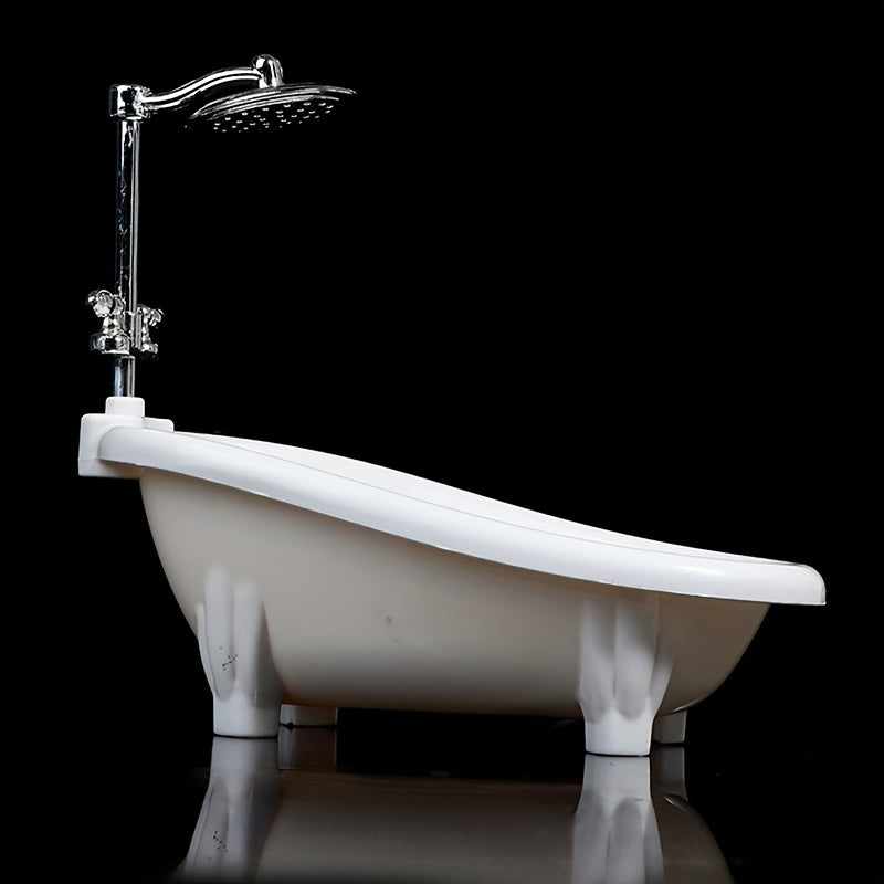 1pc Dollhouse Miniatures Bathtub Furniture Bathroom Accessories Kids Pretend Toy