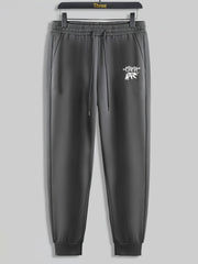 Bear Letter Mama Print Men's Pants Drawstring Sweatpants