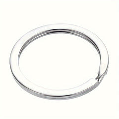 10pcs Round Key Chain Keyring Metal Key Ring Key Organizer