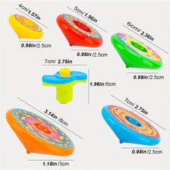 Colorful Layer Spinning Tops Family Game Gift
