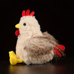 Soft Simulation Rooster Plush Toy 9.05in Stuffed Animal Chicken