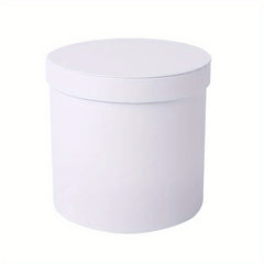 1pc Round Flower Bucket Cardboard Flower Box Bouquet Packaging Florist Supplies