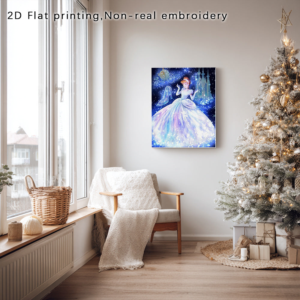 Adult Digital Painting Kit - Princess Stilt Perched on Evening Branch