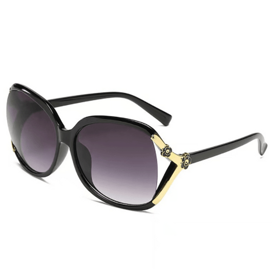 Camellia Flower Sunglasses Large Gradient UV400 Sun Shades