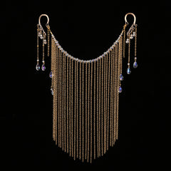 Antique Chinese Face Curtain Hanfu Hair Accessory