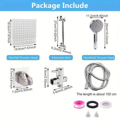 Concealed Shower Set Full Copper Two way Shower Head Combination