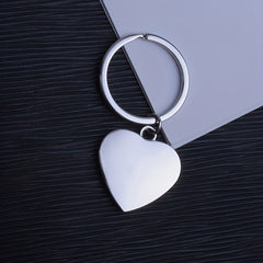 Heart Keychain Rhinestone Metal Key Ring Bag Charm Gift for Women Girls