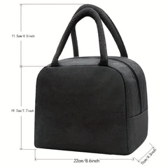 Red Rose & Butterfly Insulated Lunch Bag Waterproof Tote for School Office Picni