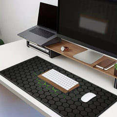 Green Plaid Pattern Gaming Mouse Pad Large Mouse Mat for PC Laptop