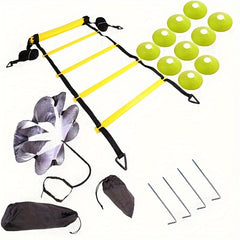 Agility Ladder Set with Obstacles and Bag