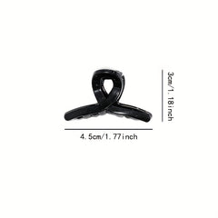 4pcs Resin Style Hair Claw Ponytail Holder Hair Clip