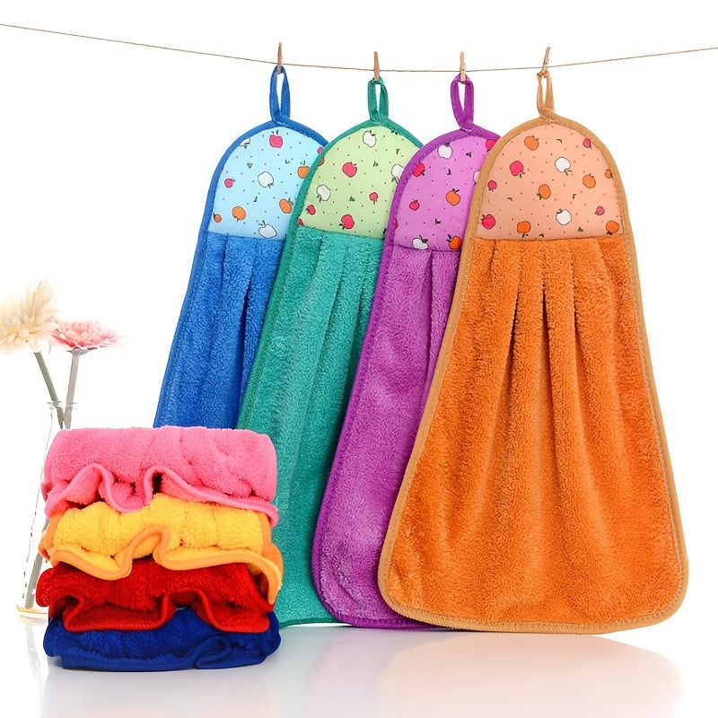 Coral Velvet Hand Towel Absorbent Household Cleaning Supplies