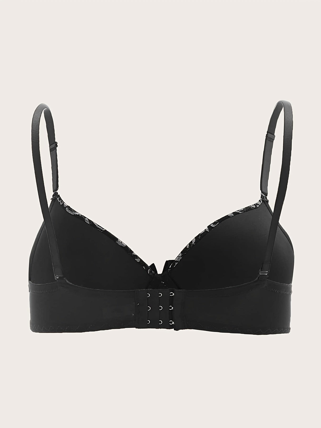 Contrast Lace Jacquard Bra Plus Size Stretch Sexy Bralette