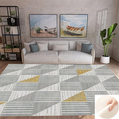 Fluffy Wool Area Rug Modern Large Carpet for Living Room Bedroom