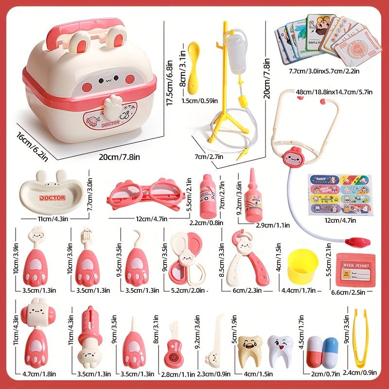 Doctor Role Play Medical Kit Educational Pretend Playset