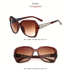 Large Oval Sunglasses Women Gradient Anti Glare UV400
