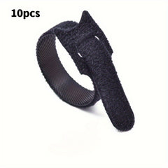10pcs Removable Hook and Loop Zip Ties Tightening Straps