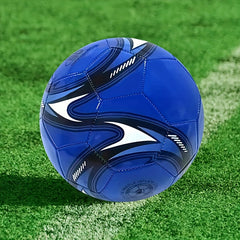 Size 5 Spiral Soccer Ball Match Weight Durable Football